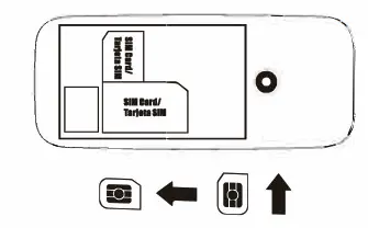 BLU Z215 Mobile Phone- Insert