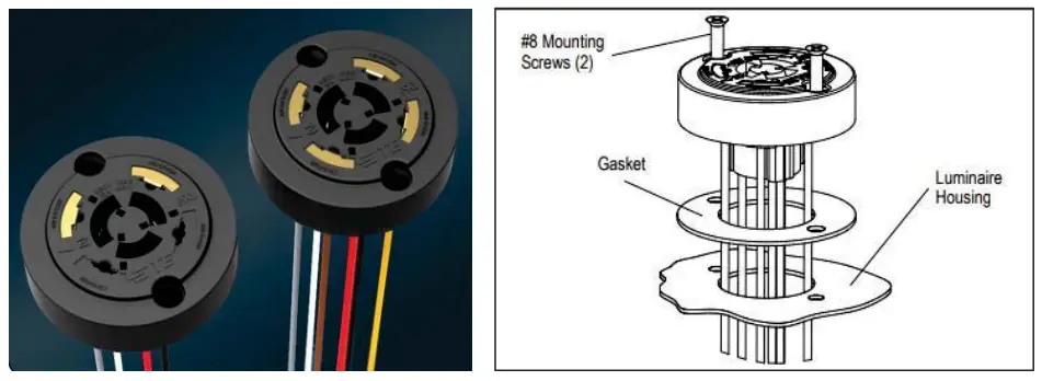 ST Engineering Electronics AGIL LCU 2 Series LCU 2EU Remote Lamp Controller - Wiring Diagram