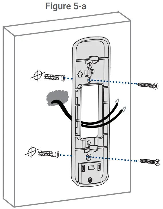 LOREX B241AJ HD Video Doorbell-drywall