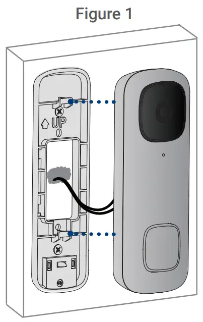LOREX B241AJ HD Video Doorbell-wiring back