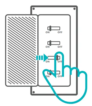 SONOFF DIY iFan03 Wi-Fi Fan amp Light Controller - Power off