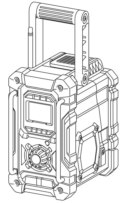 makita XRM06X Jobsite Radio