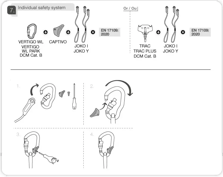 PETZL JOKO Pulley Lanyard- 7