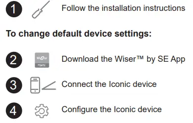 CLIPSAL 41EPBDWCLMZ-VW Connected Dimmer Zigbee Default Mode fig3