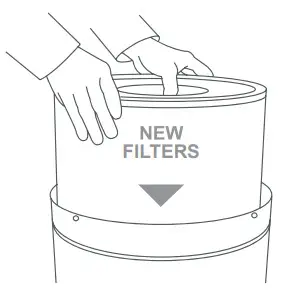 allerair A5AS61218110 AirMedic Pro 5 Ultra VOG Air Purifier - Carbon fi lter