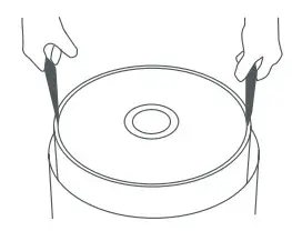 allerair A5AS61218110 AirMedic Pro 5 Ultra VOG Air Purifier - both Carbon