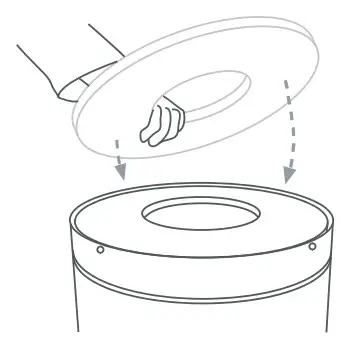 allerair A5AS61218110 AirMedic Pro 5 Ultra VOG Air Purifier - gasket