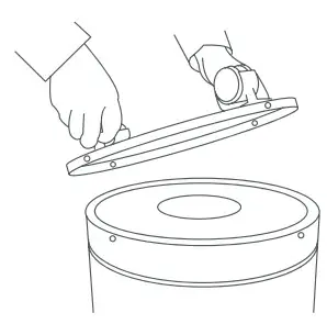 allerair A5AS61218110 AirMedic Pro 5 Ultra VOG Air Purifier - gently