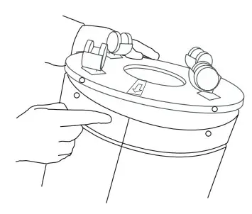 allerair A5AS61218110 AirMedic Pro 5 Ultra VOG Air Purifier - sticker