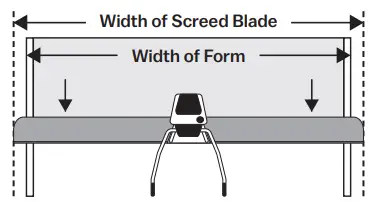 SCREED FORM TO FORM