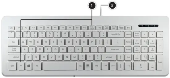MAN AND MACHINE DCOOL Very Cool Flat Keyboard A