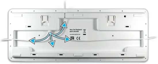 MAN AND MACHINE DCOOL Very Cool Flat Keyboard C