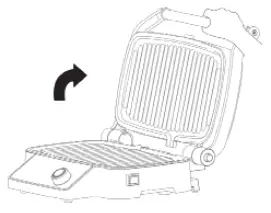 PROZIS Grill In XL Contact Grill - Open position