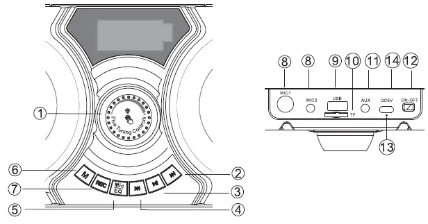 TENMIYA A35 2.2 Channel Portable Wireless Speaker 1