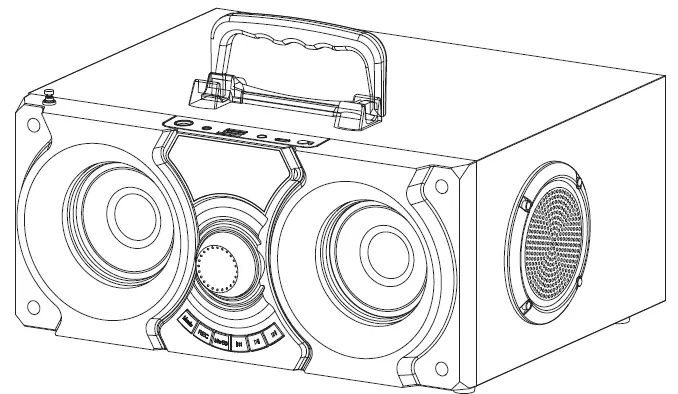 TENMIYA A35 2.2 Channel Portable Wireless Speaker PRO