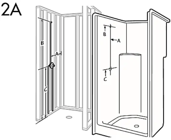Laurel Mountain Domeless Acrylic shower Stalls Tub Showers Instructions - 05
