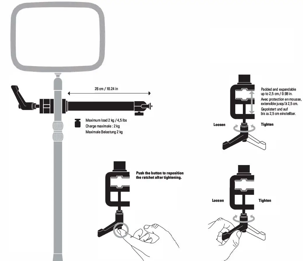 elgato EL-10AAE9901 Phone Grip Multi Mount Rigging System-FIG1