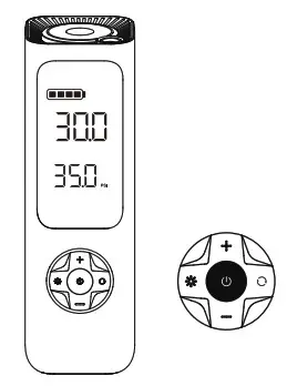 Fanttik X8 APEX Tire Inflator Portable Air Compressor - TURNING THE INFLATOR ON OFF