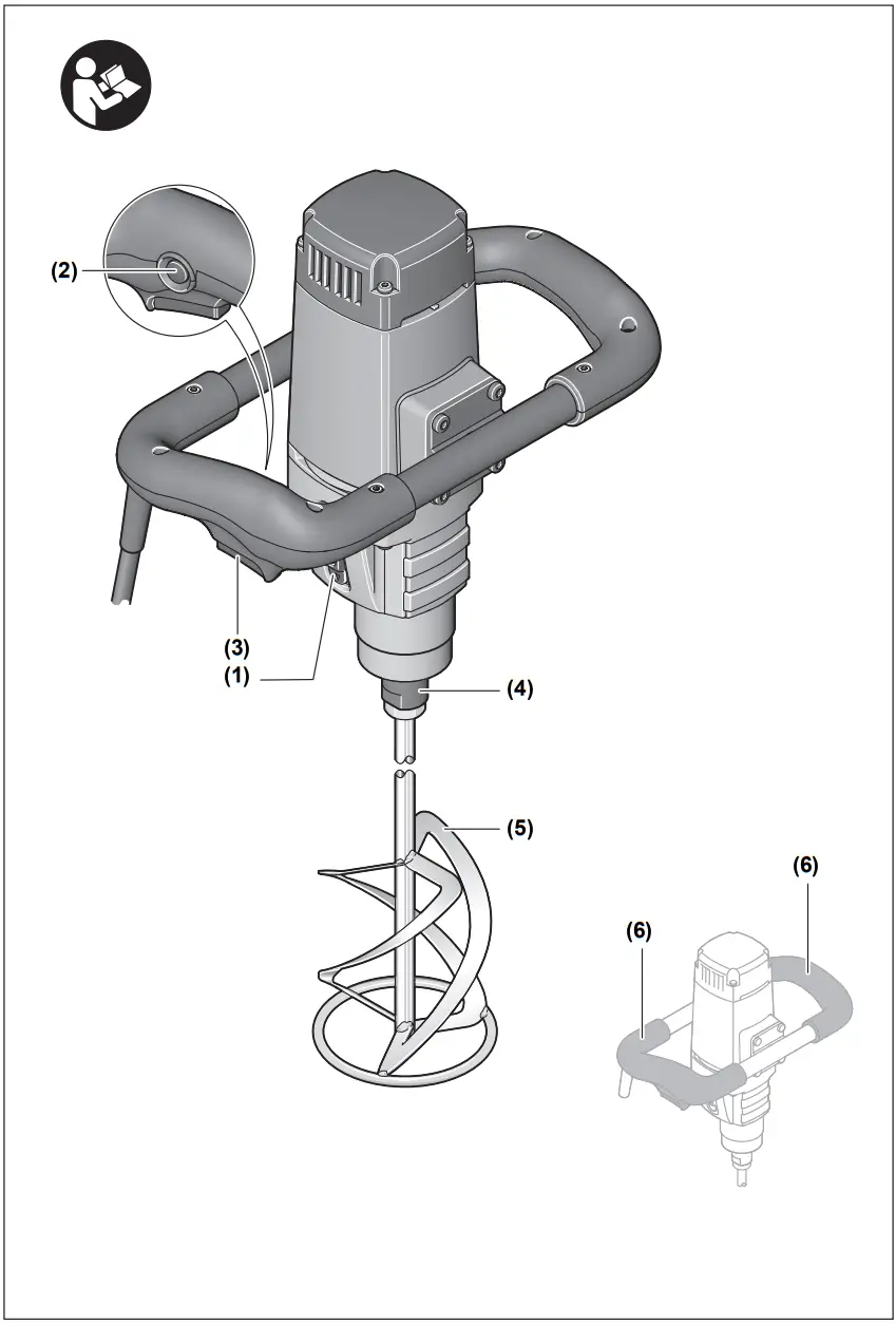 BOSCH 18 2 E GRW Professional Stirrer - fig1