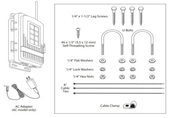Davis 6332 Sensor Transmitter - Components