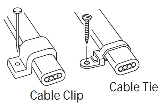 Davis 6332 Sensor Transmitter - Securing Cables