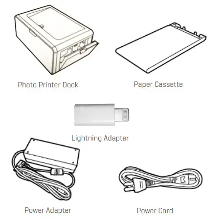 SHAREP IMAGE 4x6 Smartphone PACKAGE CONTENTS