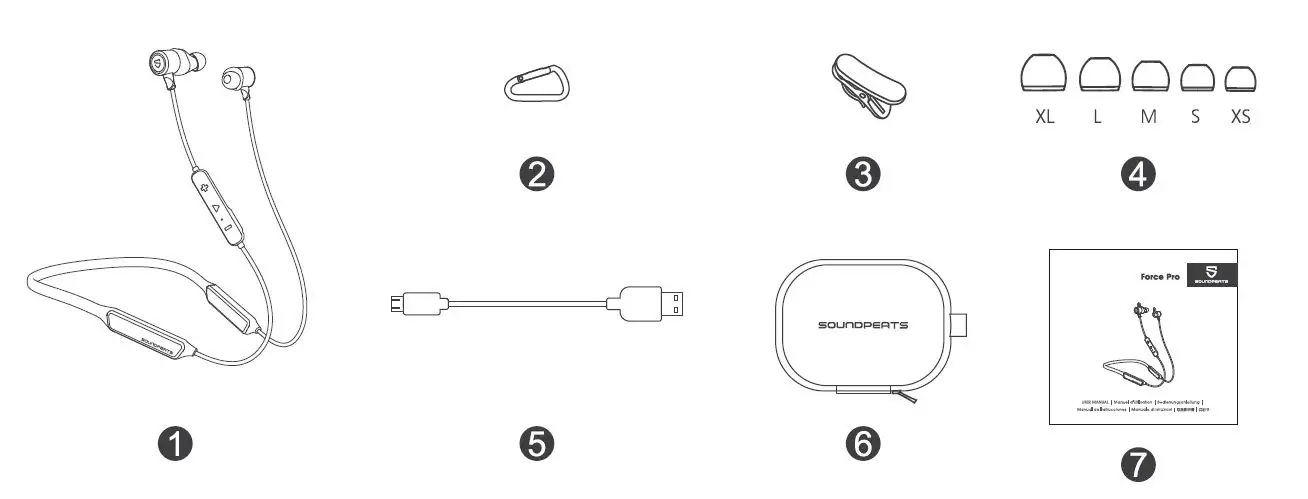 SOUNDPEATS Force Pro Dual Dynamic Drivers Bluetooth Headphones fig 1