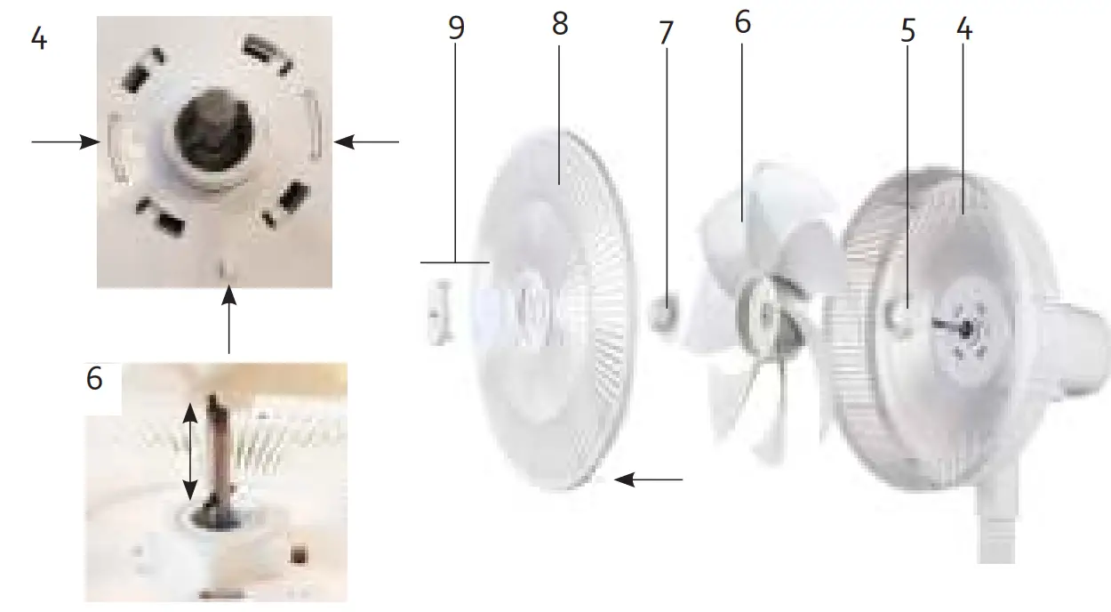 DOMO DO8149 Table-Resistant Fan-fig4