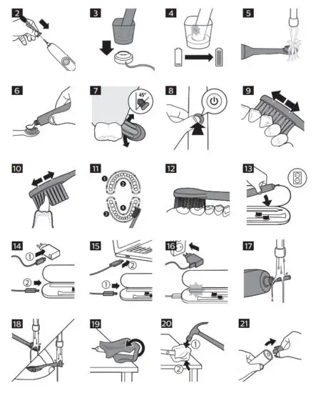 PHILIPS HX9312 DiamondClean Sonic Electric Toothbrush - overview 1