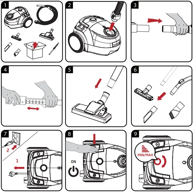 GRUNDIG VCC 3850 A Floor Vacuum Cleaner - FIG 4