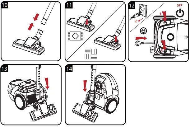 GRUNDIG VCC 3850 A Floor Vacuum Cleaner - FIG 5