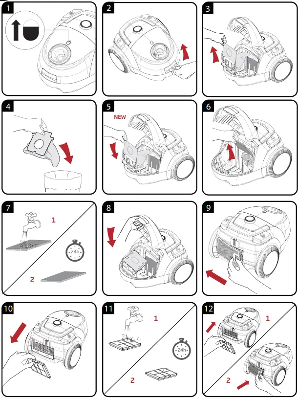 GRUNDIG VCC 3850 A Floor Vacuum Cleaner - FIG 6