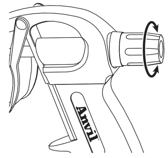 Anvil FDM 19F02 Spray Foam Dispensing Gun - control