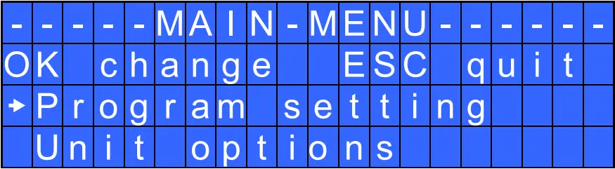 kolver EDU2AE - MENU 1