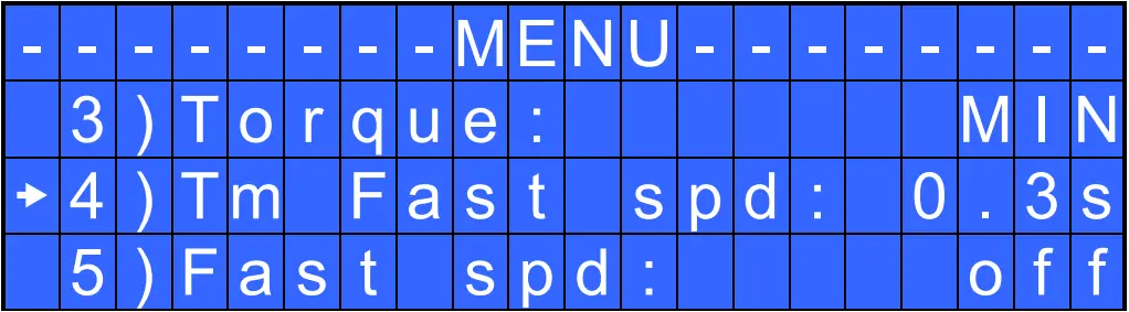 kolver EDU2AE - MENU 3