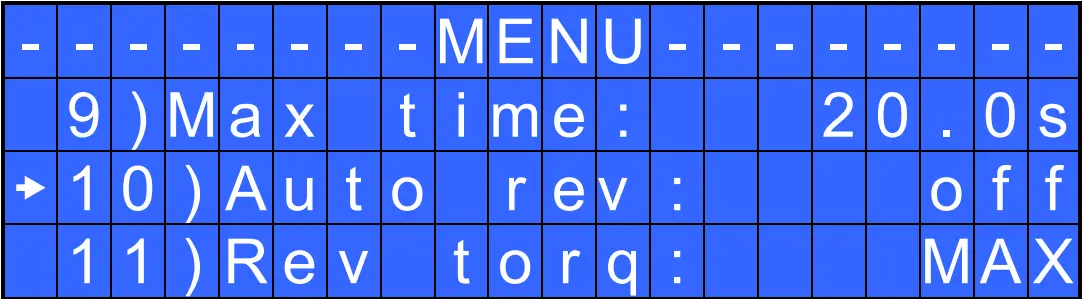 kolver EDU2AE - MENU 5