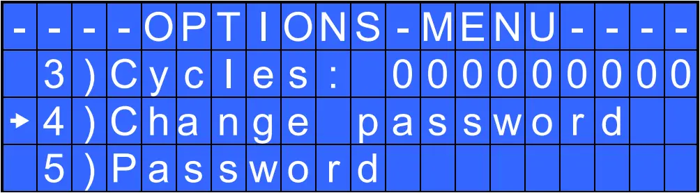 kolver EDU2AE - MENU Options 2