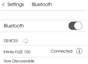 Bluetooth connection