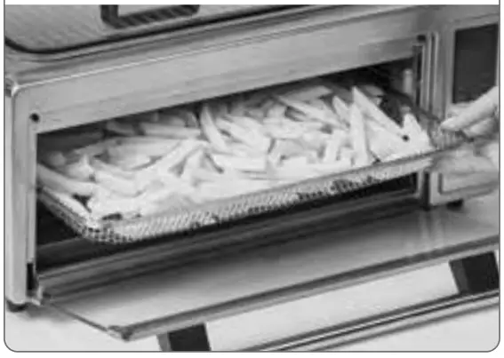 Air Frying assembly and Using instruction