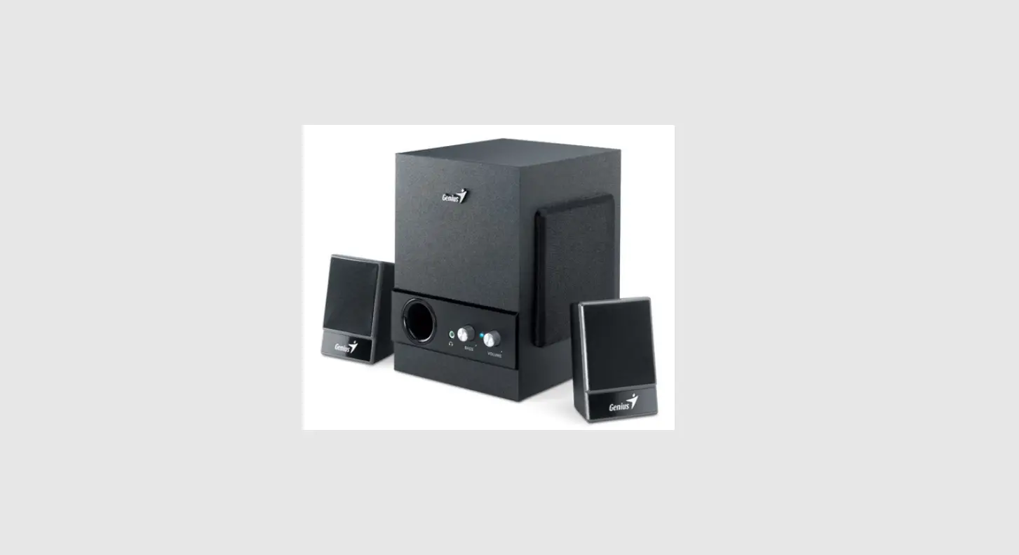 Genius Sw-2.1 350 Portable Speakers User Guide Genius Sw-2.1 350 Portable Speakers User Guide