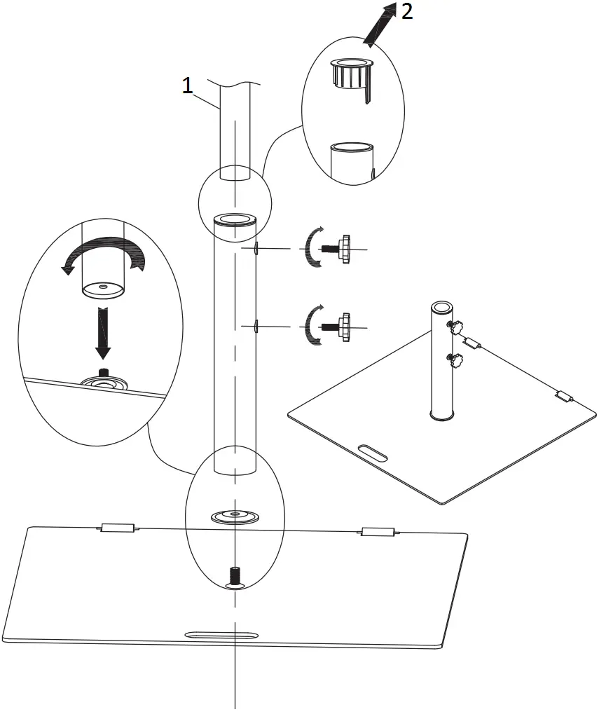 COSTWAY NP10531 Umbrella Base 5
