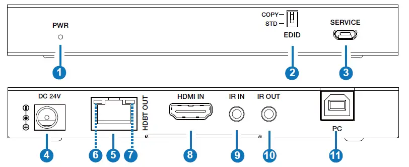 HDMI-18Gbps-HDBaseT-Extender-(150m)-with-KVM-FIG-1