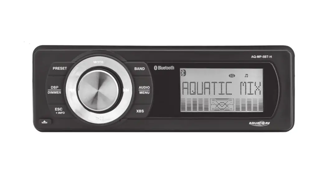 Aquatic Av Aq-mp-5bt-h Waterproof Media Player Installation Guide Aquatic Av Aq-mp-5bt-h Waterproof Media Player Installation Guide