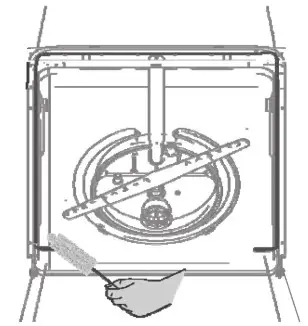 SHARP Dishwasher -INSIDE