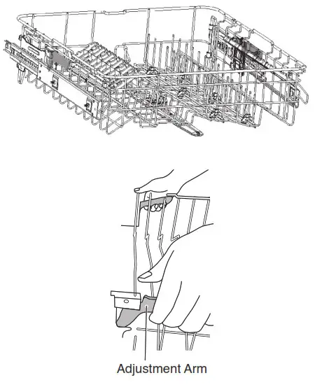 SHARP Dishwasher - Rack position