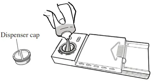 SHARP Dishwasher - maximum indicator