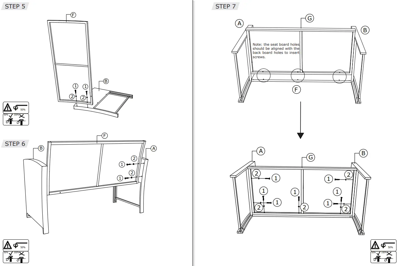 COSTWAY HW68664 4 Pieces Patio Rattan Sofa Set - FIG 5