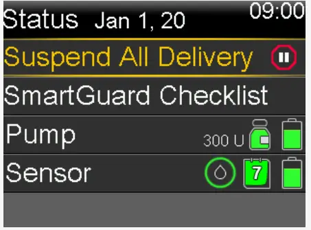 Medtronic MiniMed 780G System Insulin Pump - screens 5