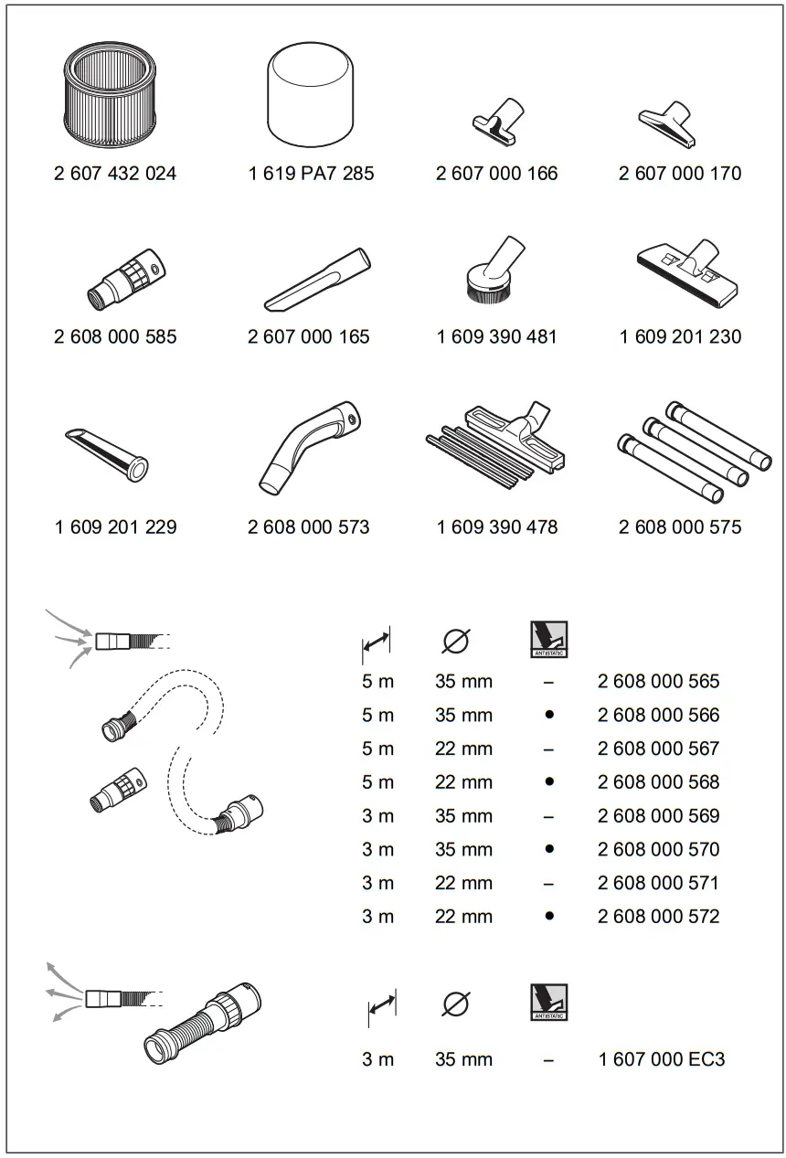 BOSCH 15 PS GAS Professional Wet and Dry Vacuum Cleaner - 01