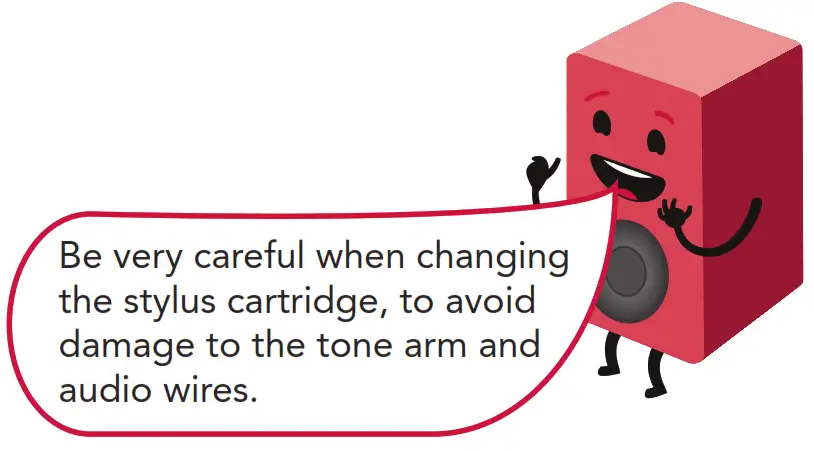 BAUHN ARTTS-0822-W Retro Turntable with Speakers - DC plug2